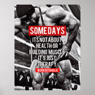 Motivering för workout poster
