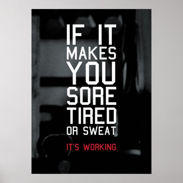 Motivering för workout poster (Framsidan)