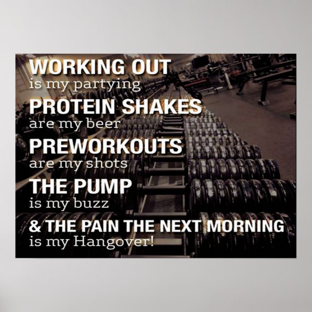 Motivering för workout poster (Framsidan)