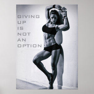 Motivering för workout poster