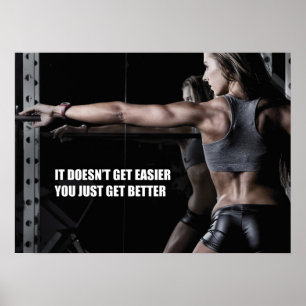 Motivering för workout poster