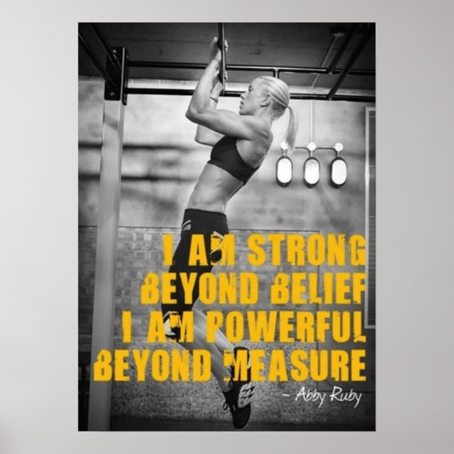 Motivering för workout poster (Framsidan)