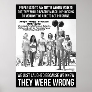Motivering för workout poster