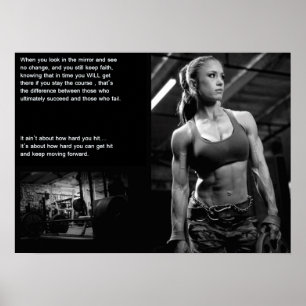 Motivering för workout poster