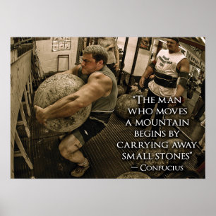 Motivering för workout poster