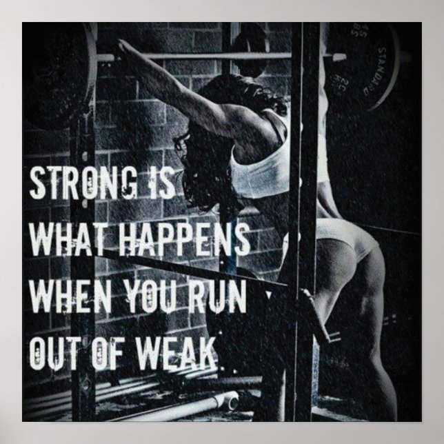Motivering för workout poster (Framsidan)