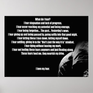 Motivering för workout poster