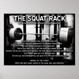 Motivering för workout poster