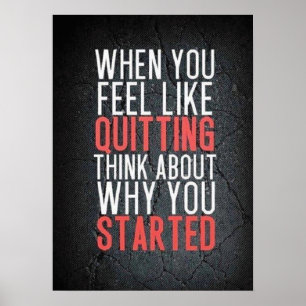 Motivering för workout poster