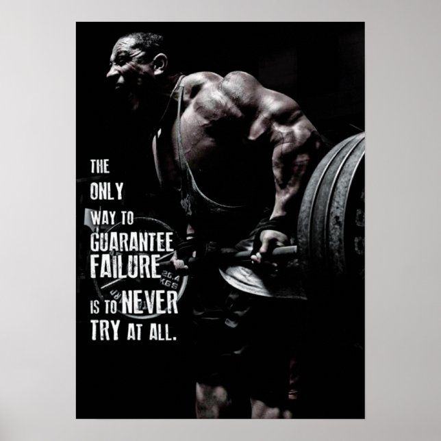 Motivering för workout poster (Framsidan)