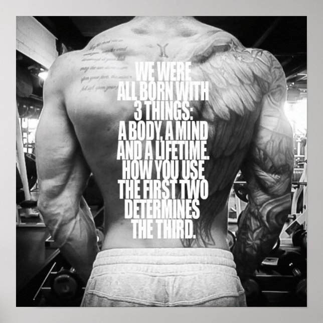 Motivering för workout poster (Framsidan)