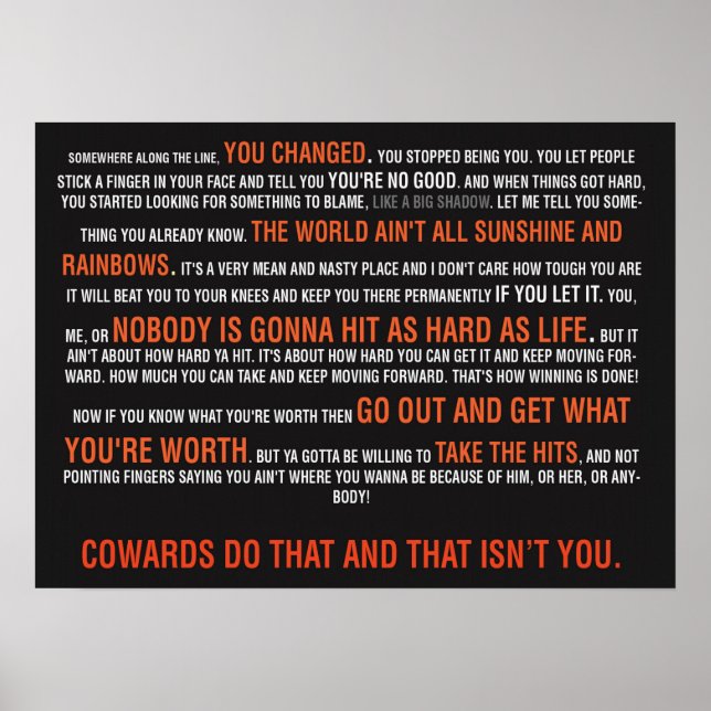 Motivering för workout poster (Framsidan)