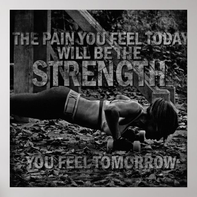 Motivering för workout poster (Framsidan)