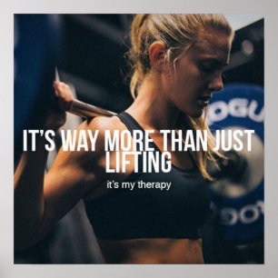 Motivering för workout poster