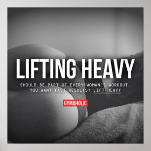Motivering för workout poster