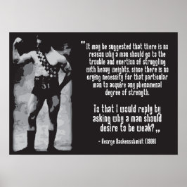 Motivering för workout poster