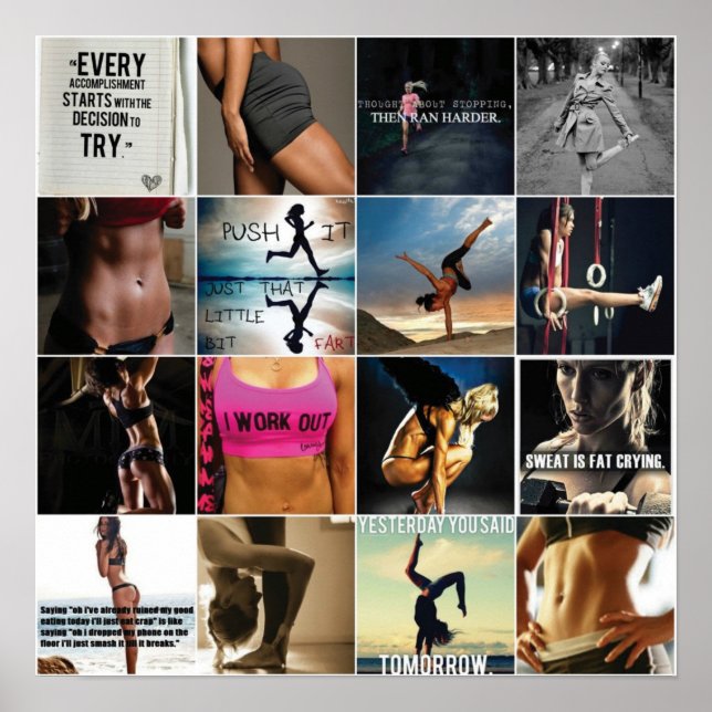 Motivering för workout poster (Framsidan)