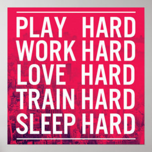Motivering för workout poster