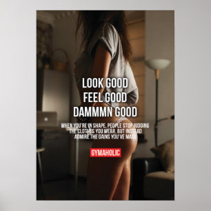 Motivering för workout poster
