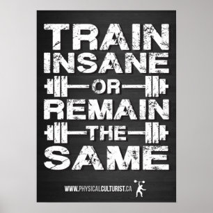 Motivering för workout poster
