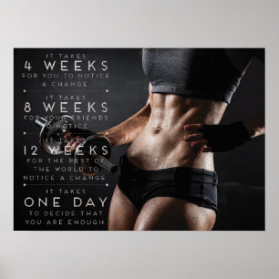 Motivering för workout poster