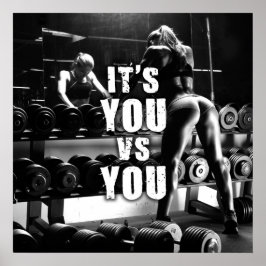 Motivering för workout poster