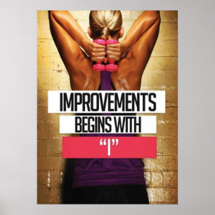 Motivering för workout poster