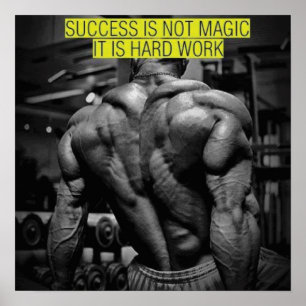 Motivering för workout poster