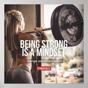 Motivering för workout poster