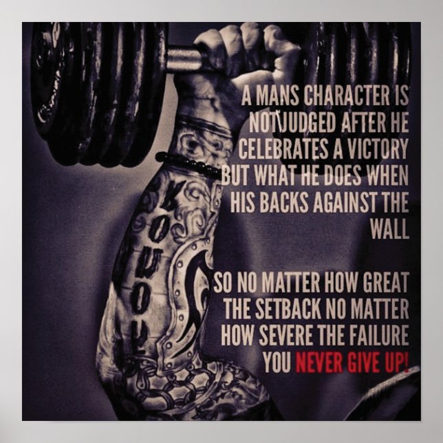 Motivering för workout poster (Framsidan)