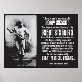 Motivering för workout poster