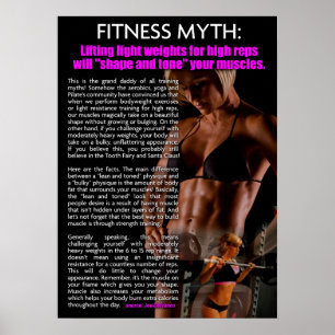 Motivering för workout poster