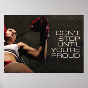 Motivering för workout poster