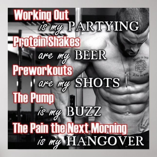 Motivering för workout poster (Framsidan)