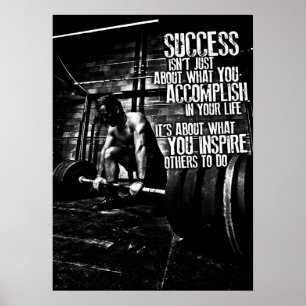 Motivering för workout poster