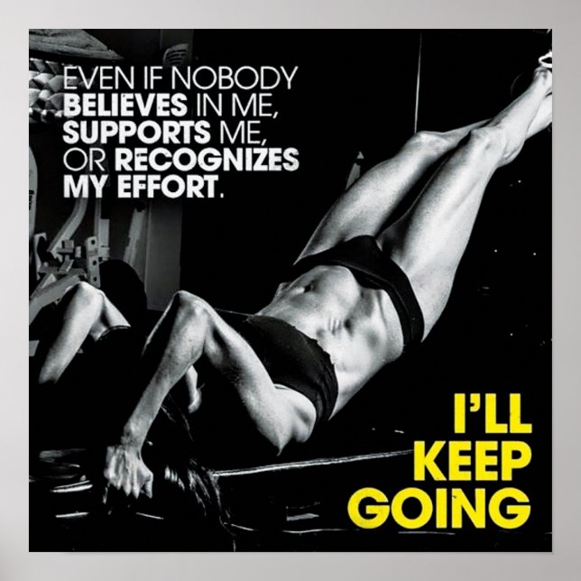 Motivering för workout poster (Framsidan)
