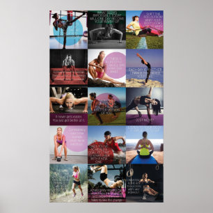 Motivering för workout poster