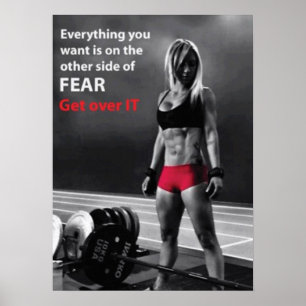 Motivering för workout poster