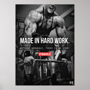Motivering för workout poster