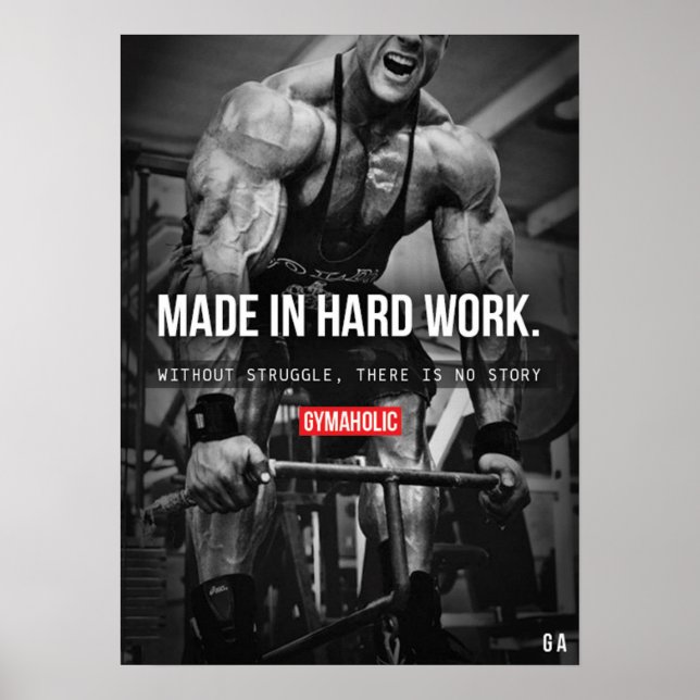 Motivering för workout poster (Framsidan)
