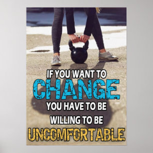 Motivering för workout poster