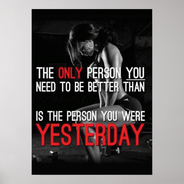 Motivering för workout poster (Framsidan)