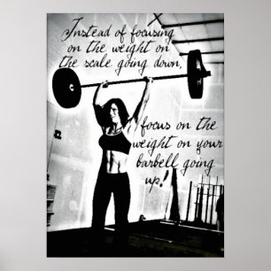 Motivering för workout poster