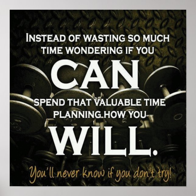 Motivering för workout poster (Framsidan)