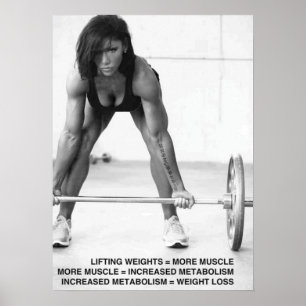 Motivering för workout poster