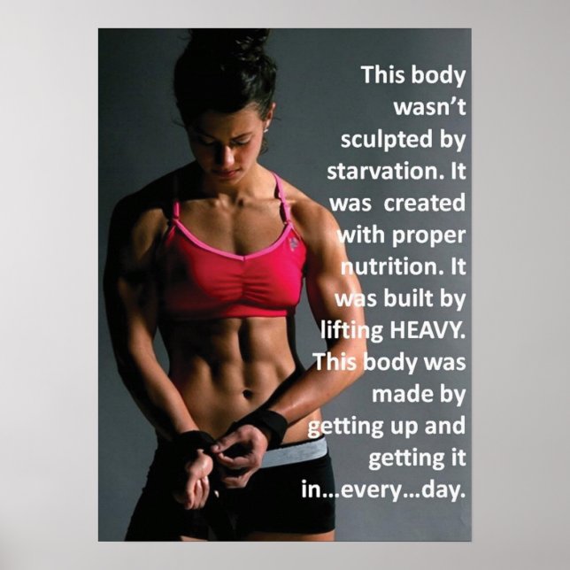 Motivering för workout poster (Framsidan)