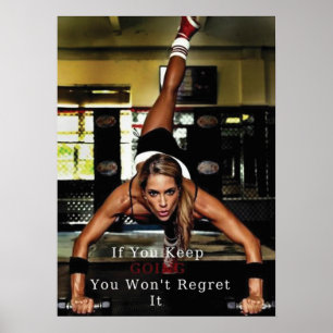Motivering för workout poster