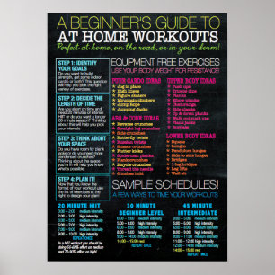 Motivering för workout poster