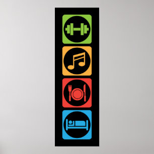 Motivering för workout poster