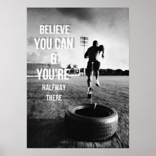Motivering för workout poster